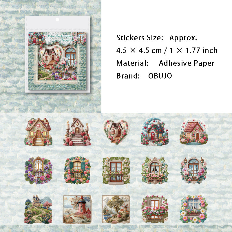 30 Pcs Creative Animal Botanical Stickers CXWY