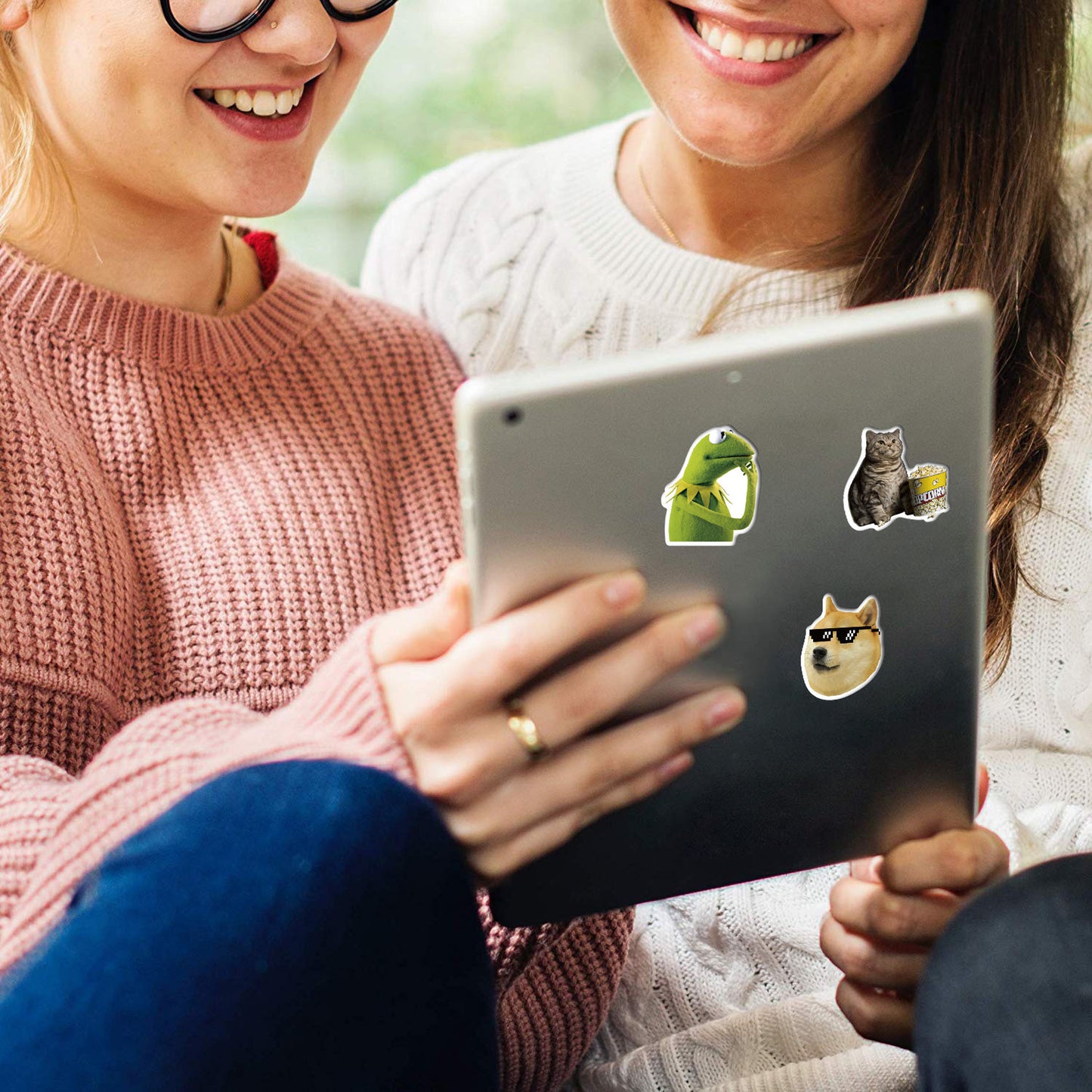 50 Pcs Vinyl Fun Meme Stickers Stickers CNY098