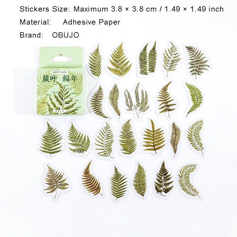 46 Pcs Fern Stickers JYBN