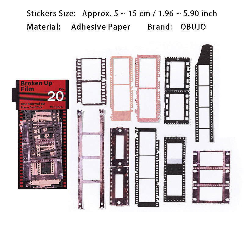 10 Pcs Movie Film Stickers JPKK