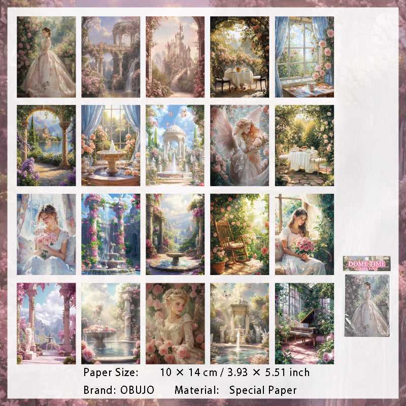 20 Sheets Fantasy Scrapbook Paper QDSG