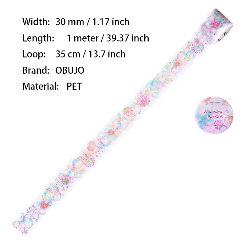 1 Roll Shell Light Bubble PET Tape FGMJ