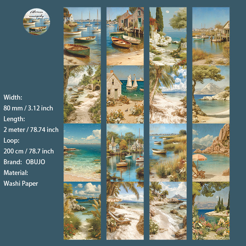 1 Roll Fantasy Landscape Washi Tape WHXY