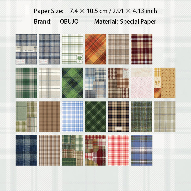 50 Sheets Grid Texture Journal Paper GWJS