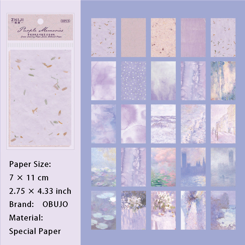50 Pcs Basic Journal Paper MJHZ