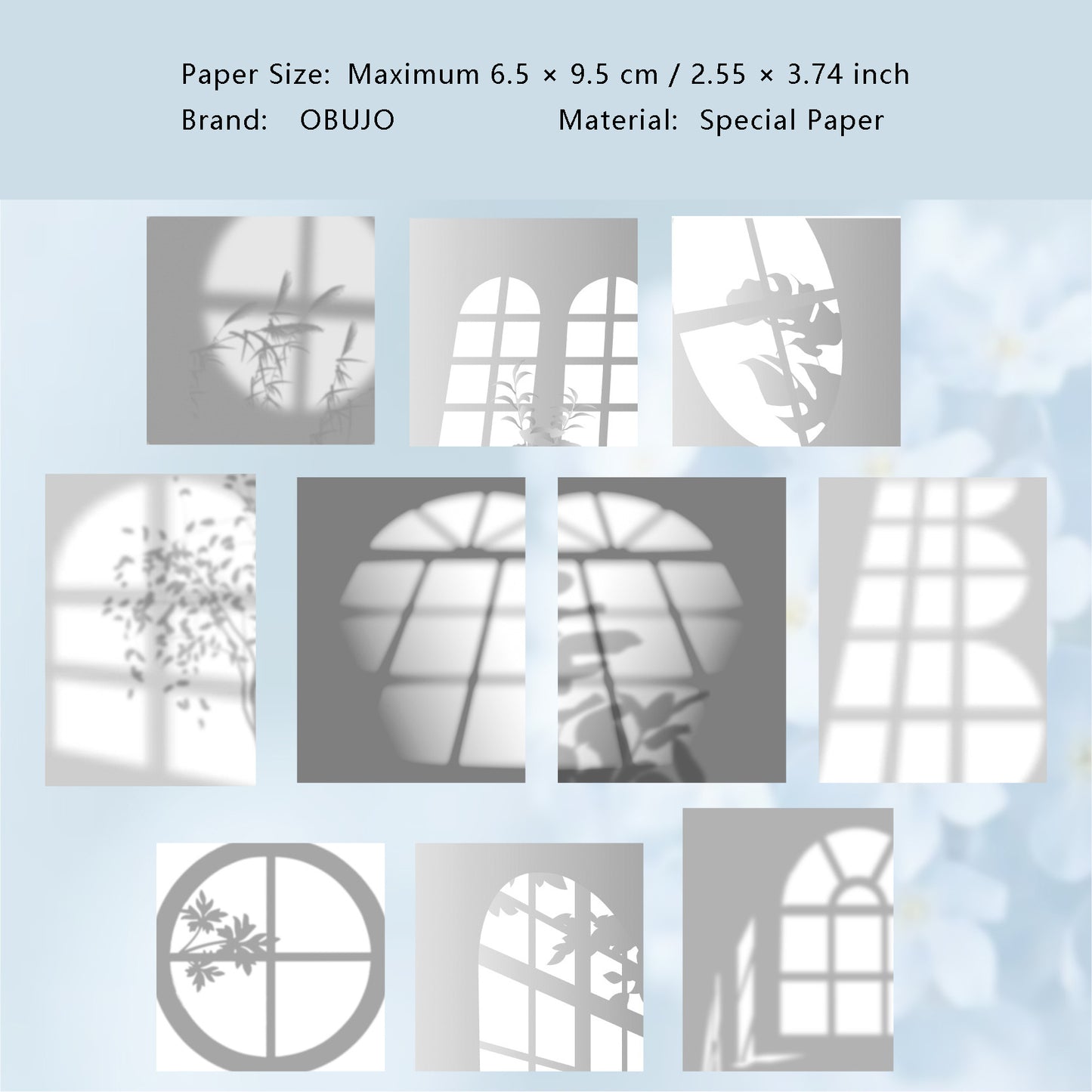 20 Pcs Shadow Theme Notpad GYQP