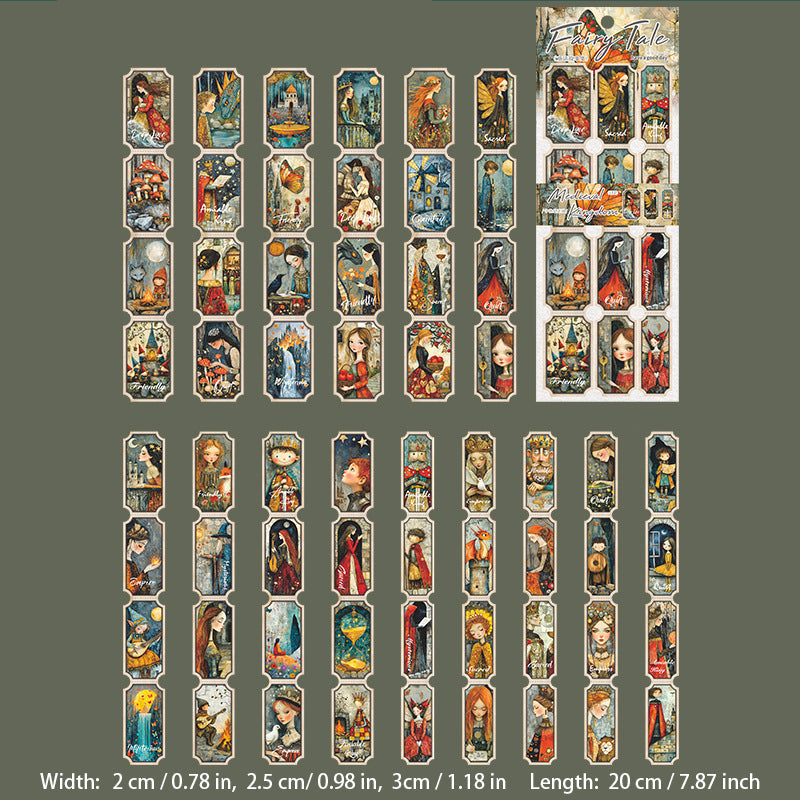 15 Sheets Vintage Fairy Stickers THGSJ