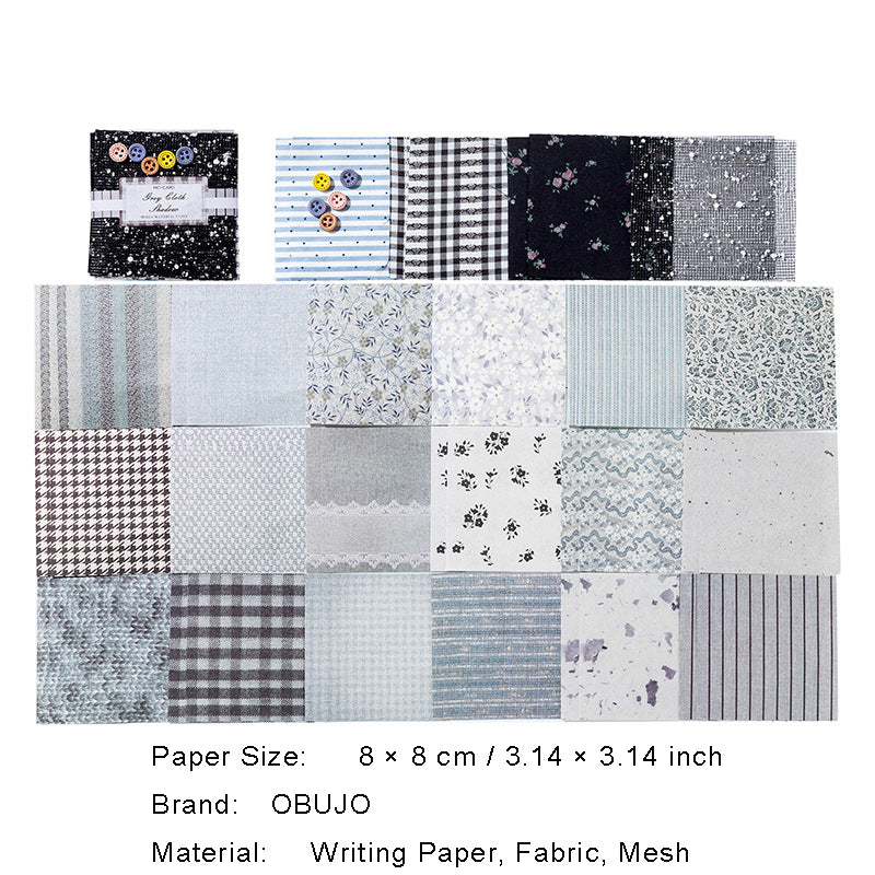 44 Pcs Texture Scrapbook Paper BJLM