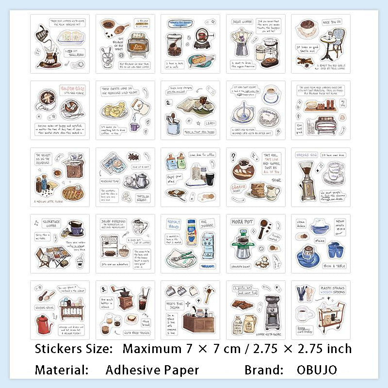 50 Sheets Lifestyle Stickers Book RRSG