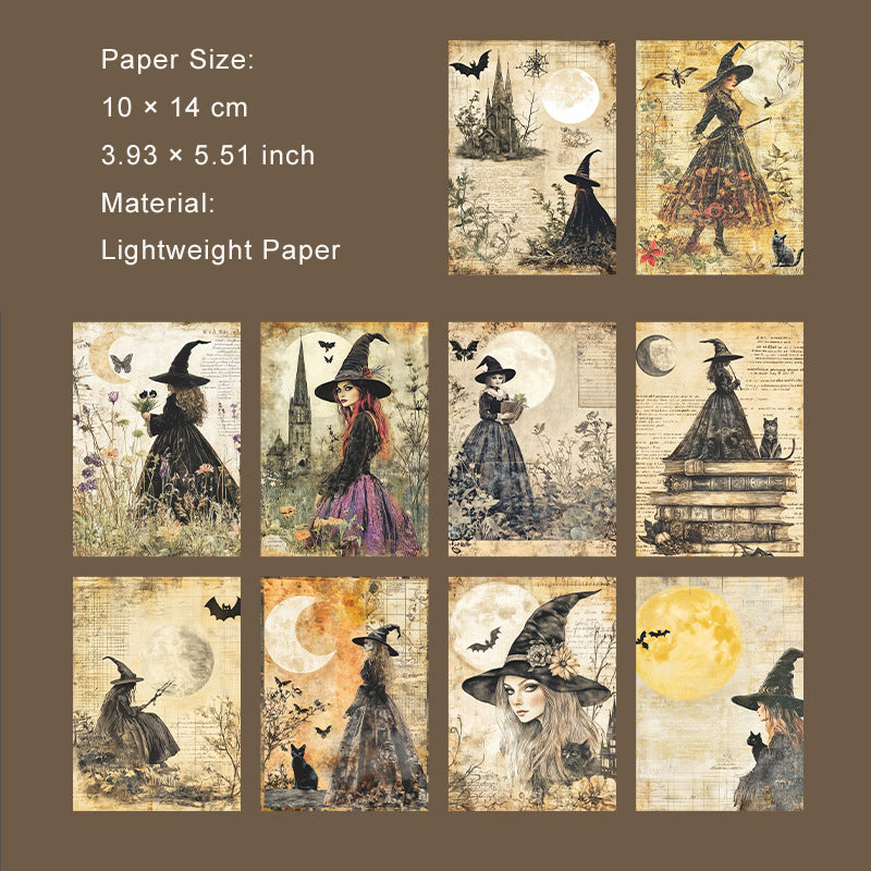 30 Pcs Fairy Theme Scrapbook Paper THJS