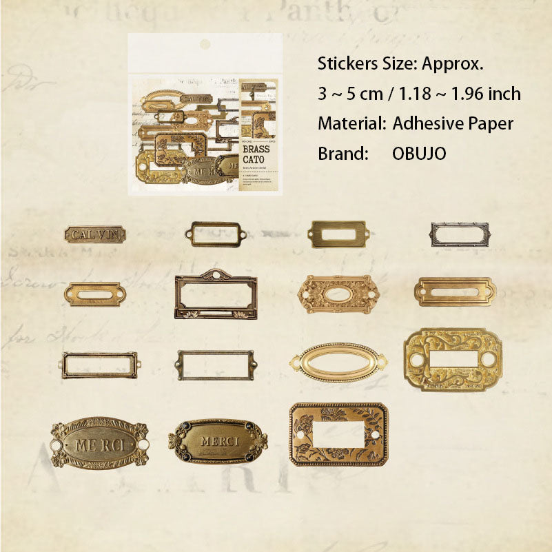 30 Pcs Vintage Texture Junk Journal Stickers FGDAS