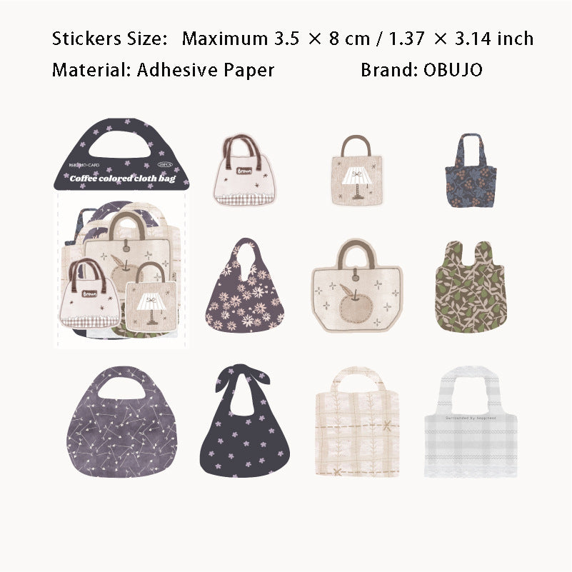 20 Pcs Bag Themed Stickers LGXB