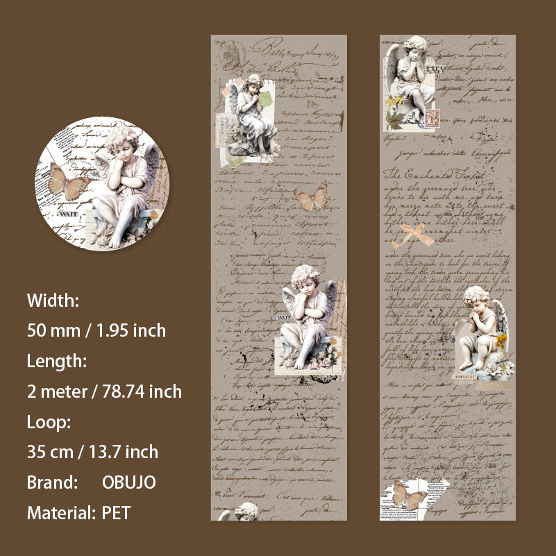 1 Roll Vitnage Journal PET Tape YLJY