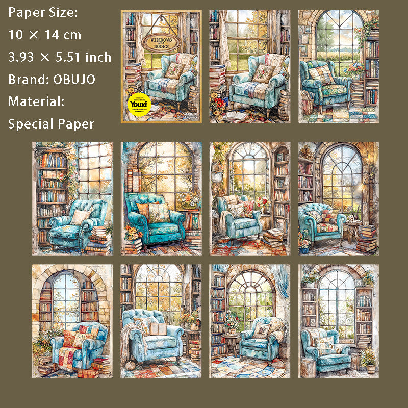 30 Pcs Windows Journal Paper MCWS