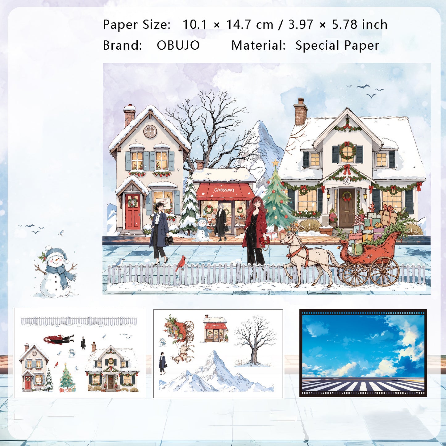 Seasonal House DIY Stickers Kit XJTJ