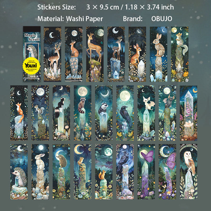 50 Pcs Magic Theme Washi Stickers MHHJ