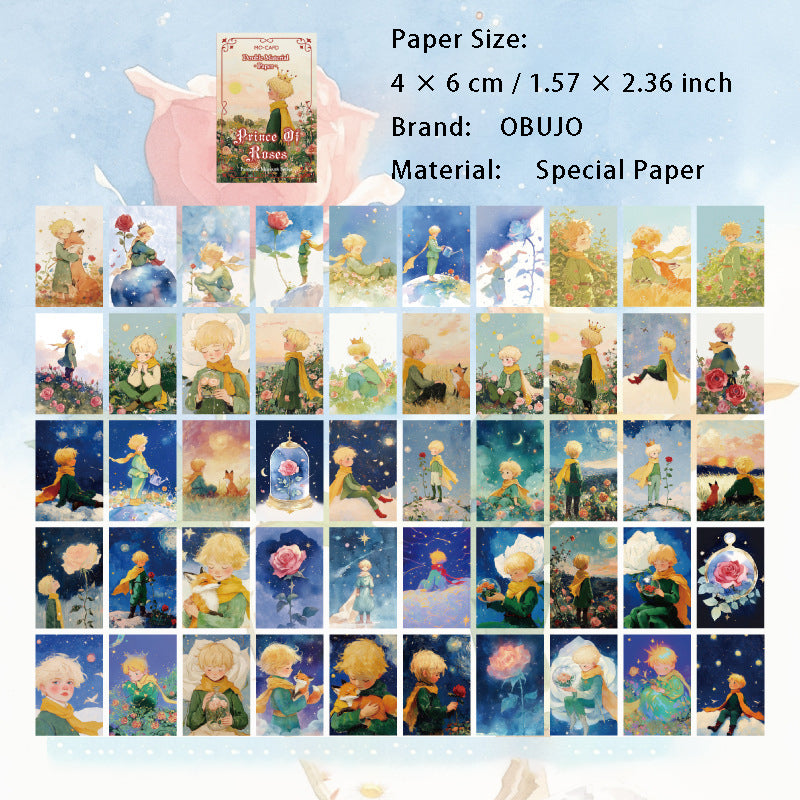 100 Sheets Fantasy Painting Journal Paper QHBWG