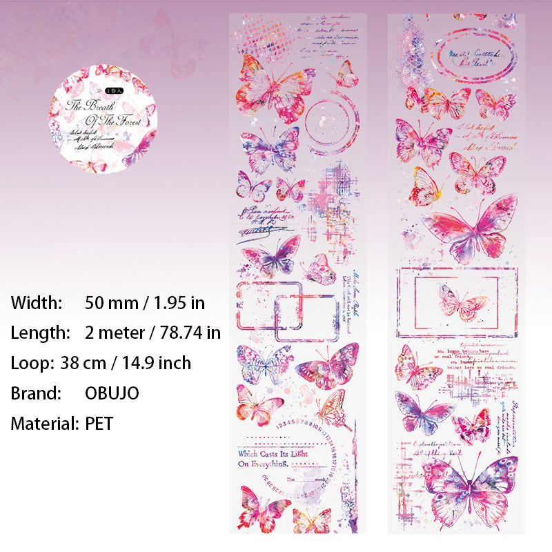 1 Roll Forest Themed PET Tape SLHX