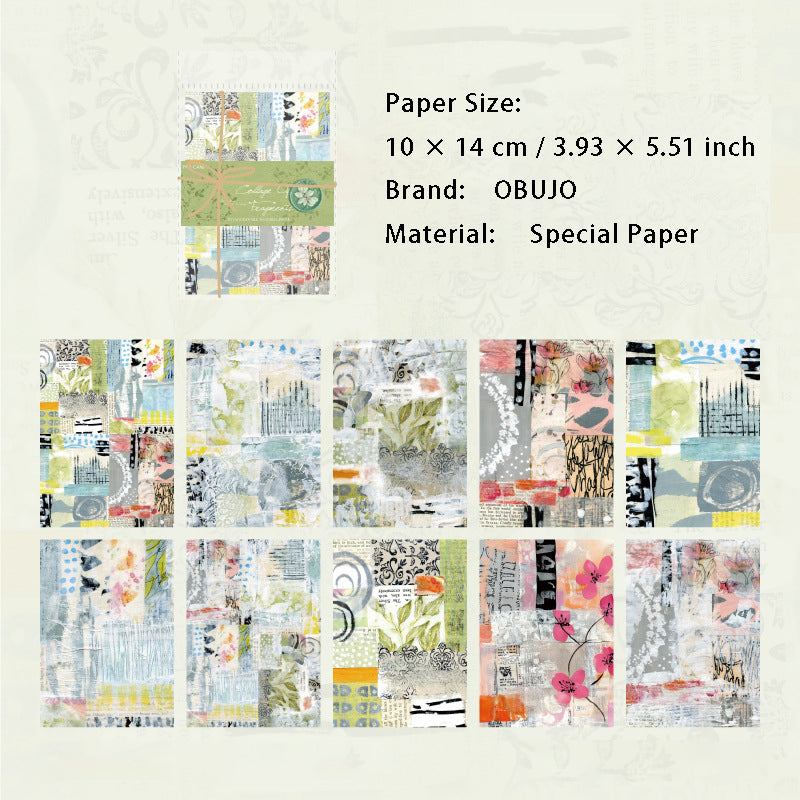 20 Pcs Color Art Theme Scrapbook Paper CSYSSD