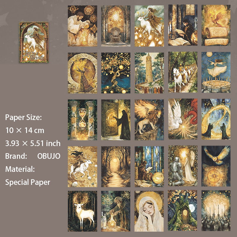 50 Sheets Fantasy Journal Paper ZJTHL