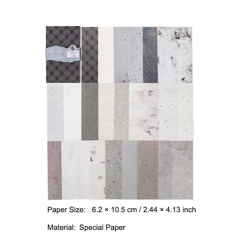 50 Pcs Vintage Basic Scrabook Paper ZJWR