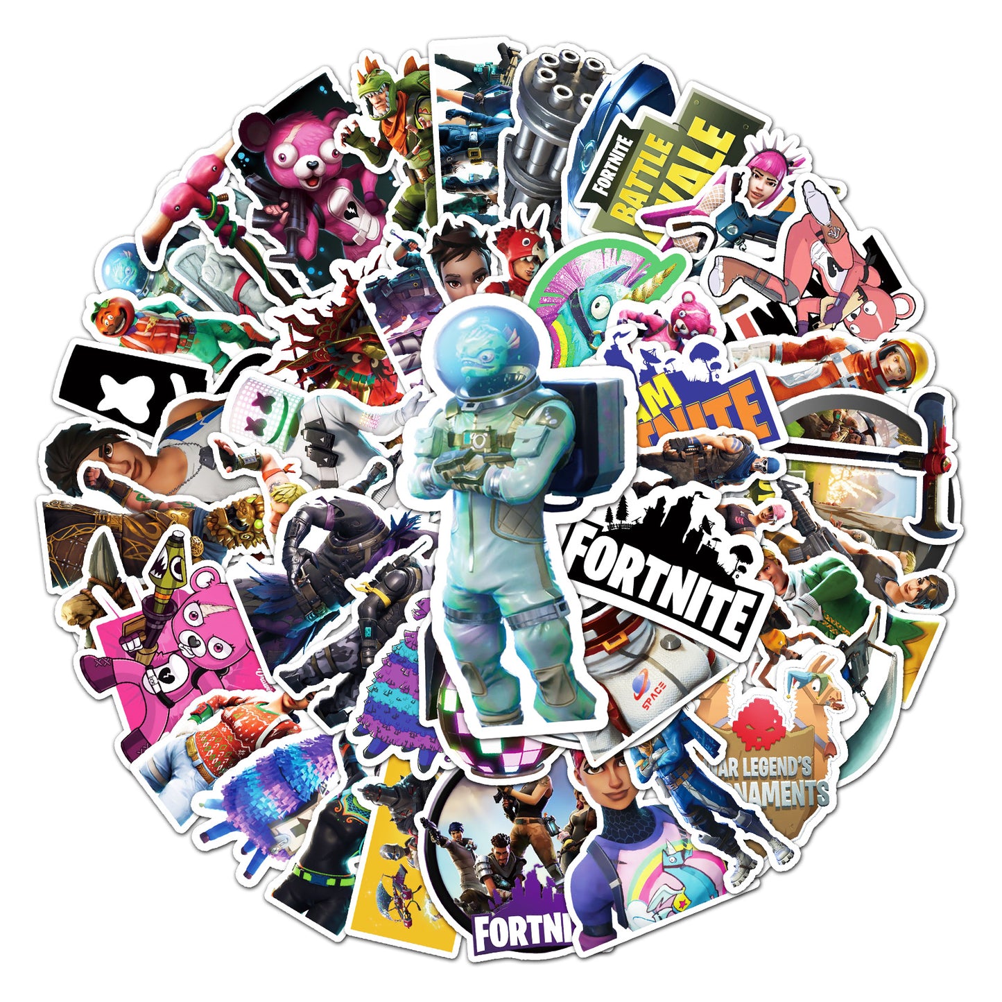 50 Pcs Vinyl Game Theme Stickers LZY408