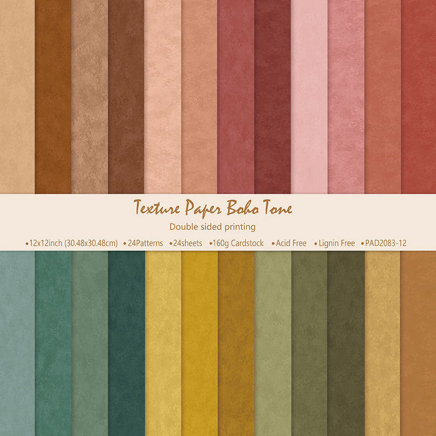 12 Inch Scrapbook Paper Pad for Craft PA079