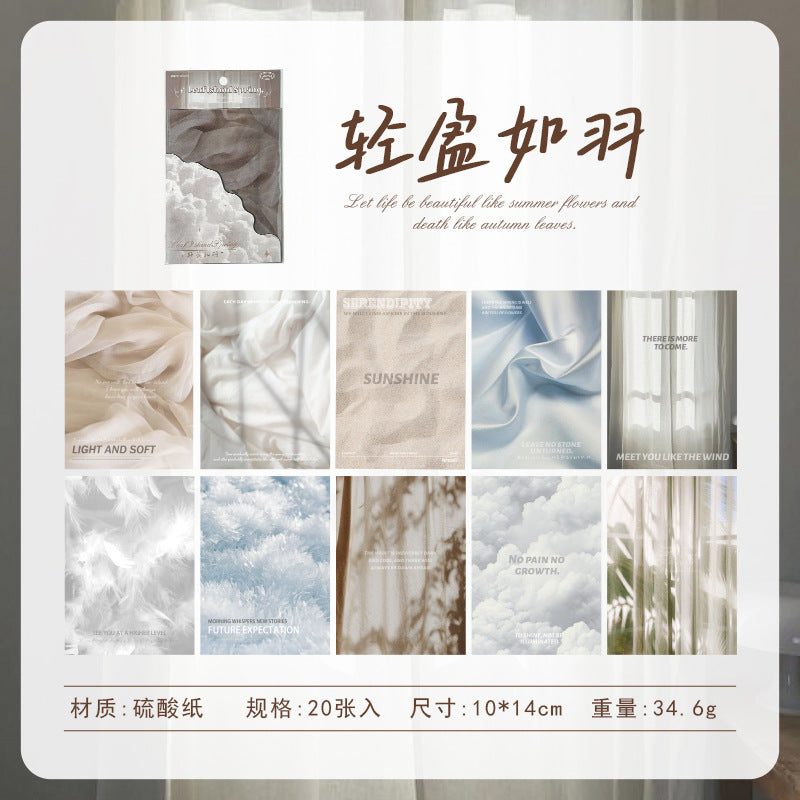 20 Pcs Landscape Scrapbook Paper YDCJ