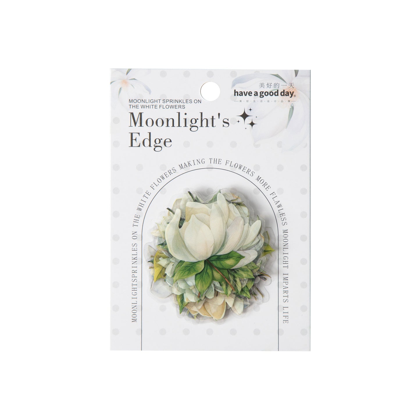 30 Pcs Flower PET Stickers YGZP