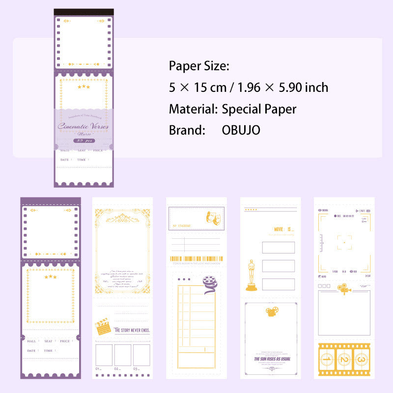 50 Pcs Creative Noteapd Paper SGJY