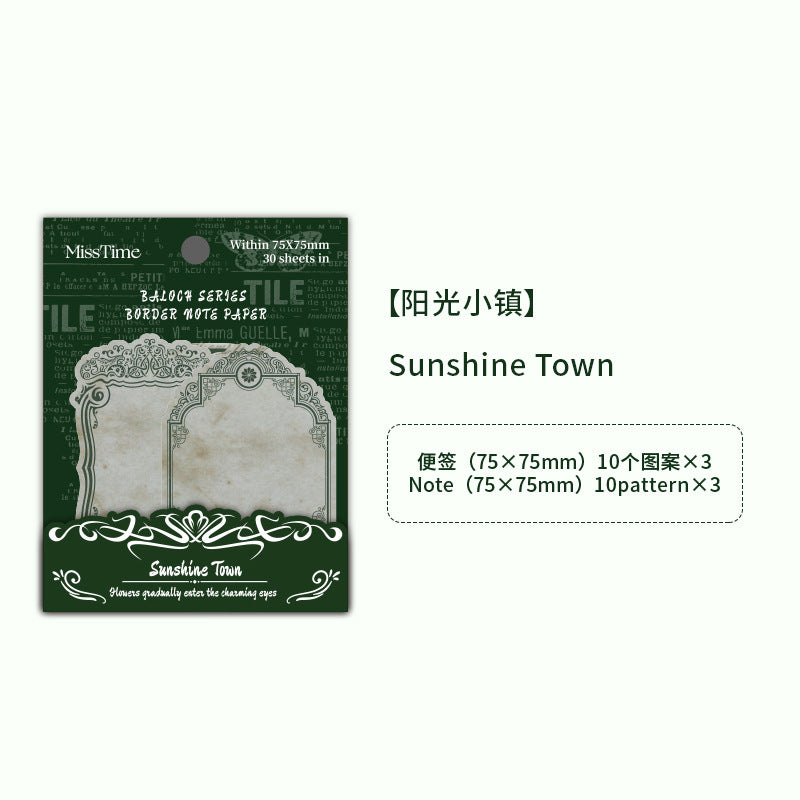 30 Pcs Vintage Notepad HYNH