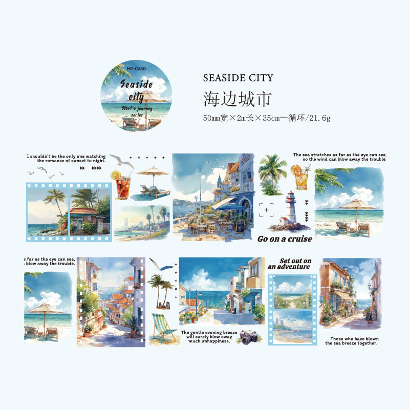 1 Roll Travel Theme PET Tape KSYDLC