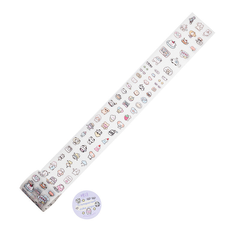 1 Roll Cute Symbol Die-cut PET Tape KALLK