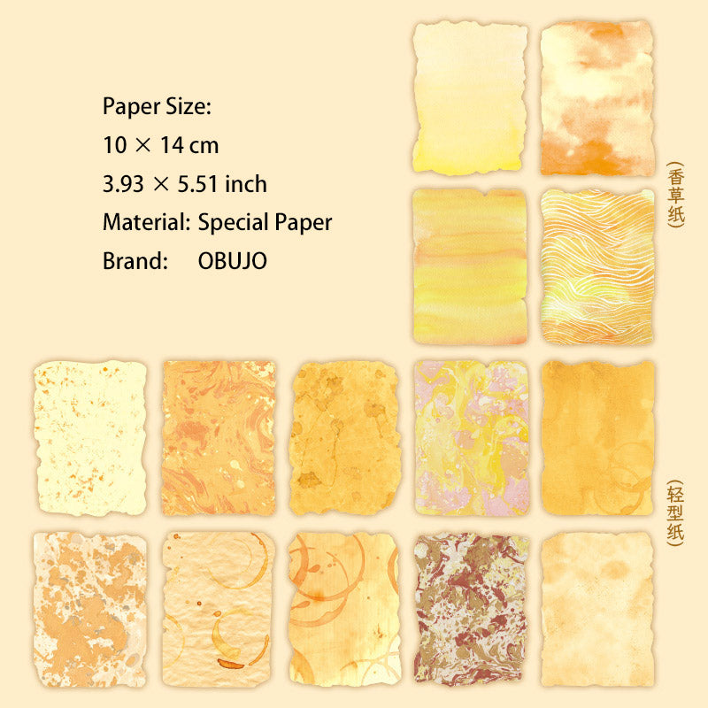 24 Pcs Embossed Scrapbook Paper YRLG