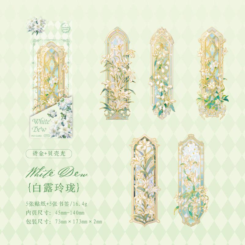 10 Pcs Windows PET Stickers JHSY