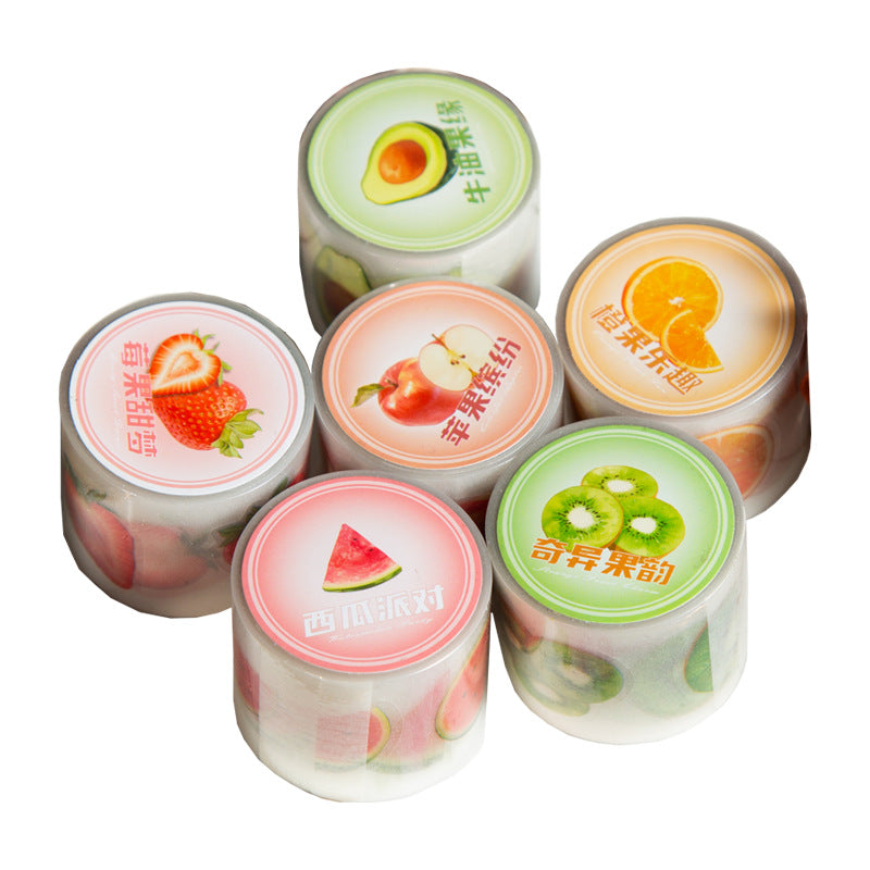 1 Roll Fruit PET Stickers Tape SGJXL