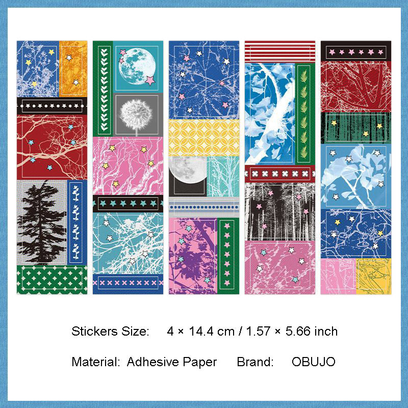 10 Pcs Creative Scrapbook Stickers FXDZ