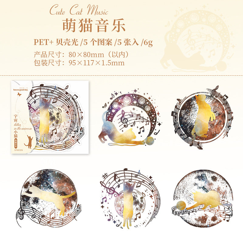 Yuzomo PET Cat Stickers