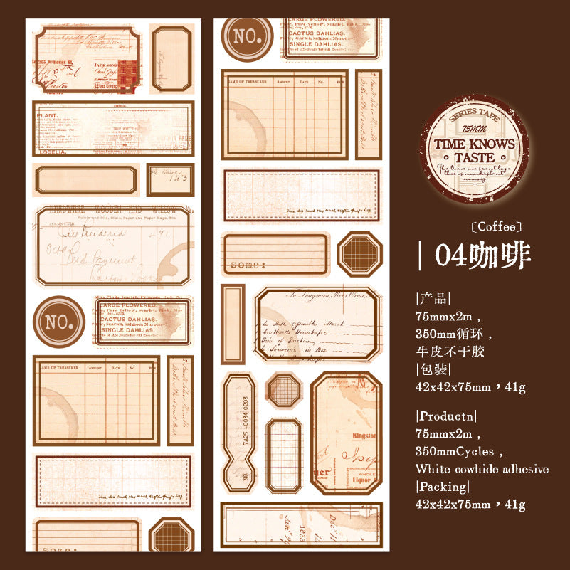 1 Roll Die-Cut Label Stickers Tape SGZW