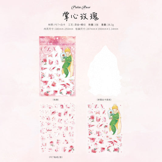 Princess and Rose DIY Puzzle Stickers WZMG