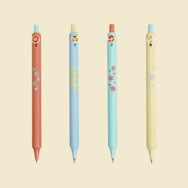 4 Pcs 0.5mm Black Gel Pen DRLM