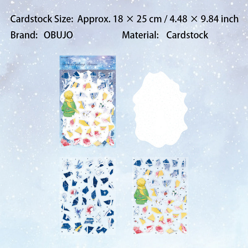 Princess and Rose DIY Puzzle Stickers WZMG