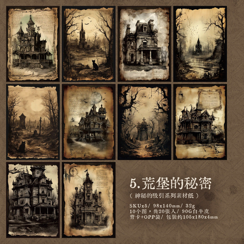 20 sheets Magic Scrapbook Paper SMXY