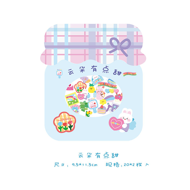 40pcs Cartoon PVC Stickers ZZTP