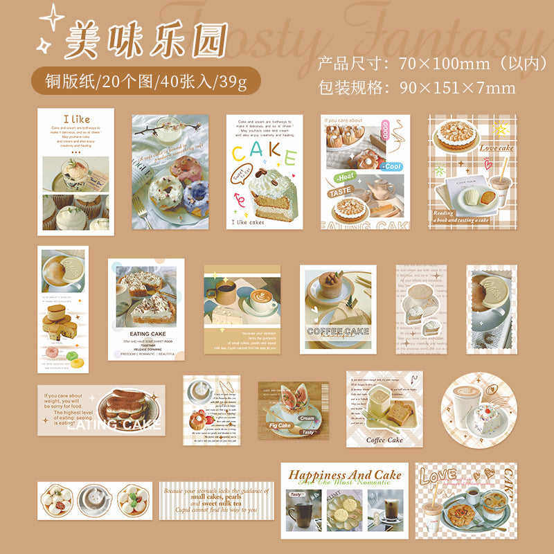 40pcs Cake Stickers TXHM