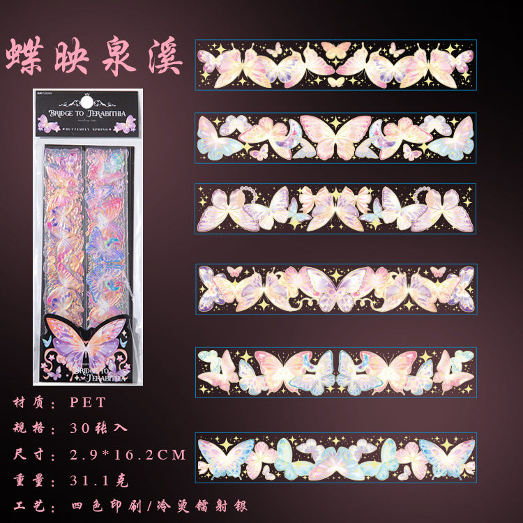 30pcs PET Stickers XJZQ