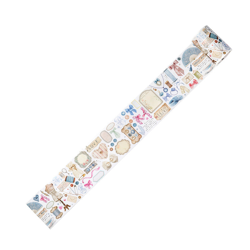 1 Roll Vintage Washi Tape FGBWG