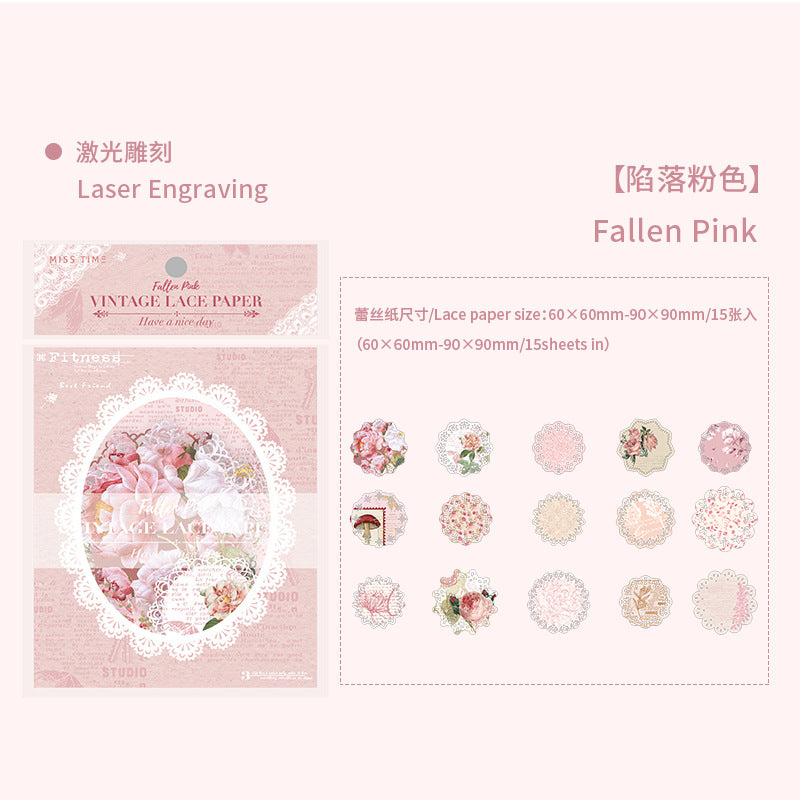 15pcs Lace Paper LYSL