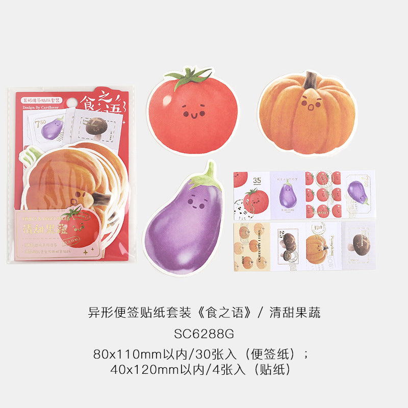 30pcs Dessert Scrapbook Paper SZYL