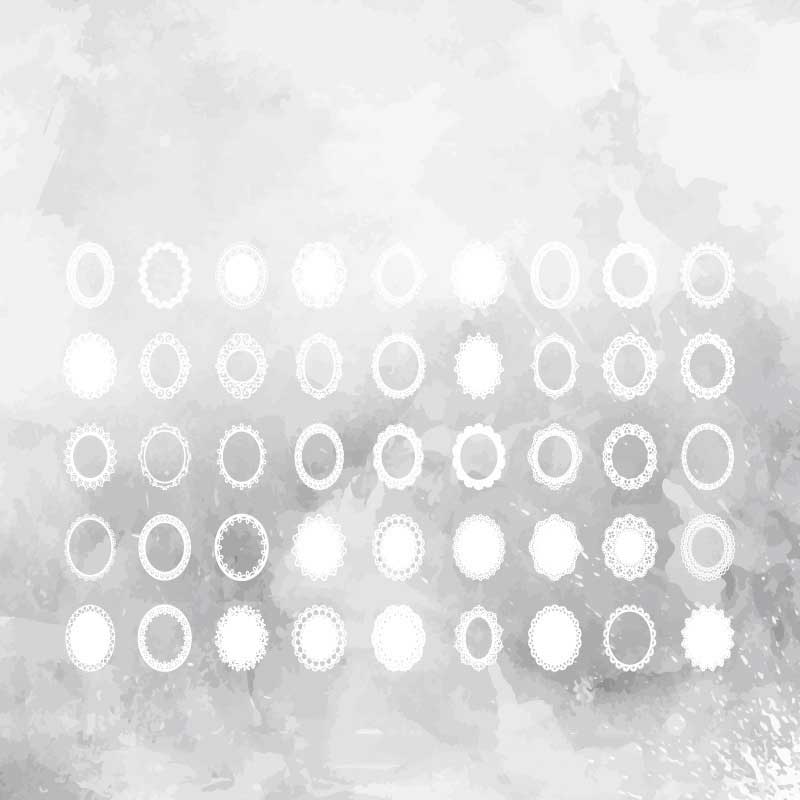 Lianla Lace PET Stickers